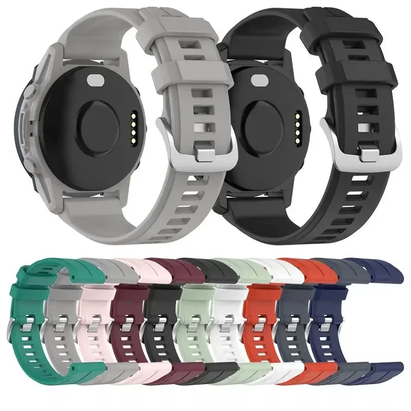 Silicone Sport Wristband Bracelet - 22mm Watch Strap