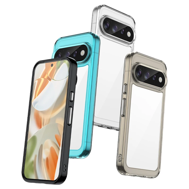 Transparent Colorful TPU Protective Case Cover