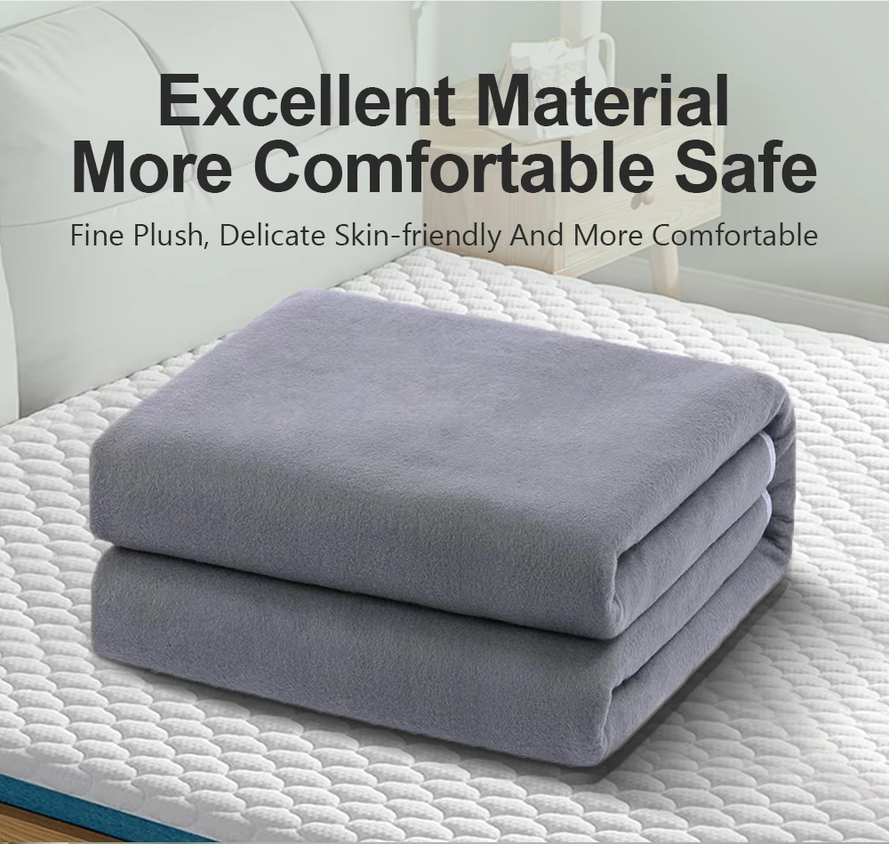 Electric Heating Blanket 110v/220v Heated Throw 150/120/70cm Heating Over-heat Protection CE Certification electric heating blanket
