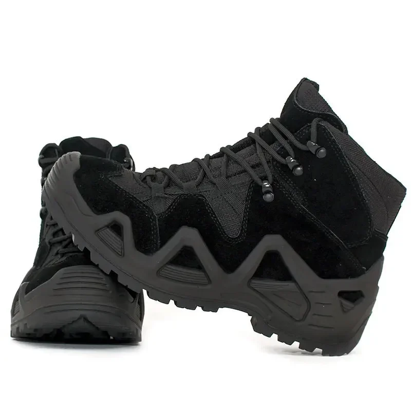 Fans Outdoor Mens Hunting Hiking Tactical Desert Boots Male Field Hunting Hiking Climbing Training  Non-slip Sports Shoes 5