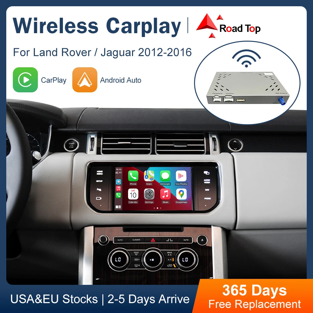 Drahtloses Carplay für Land Rover/Jaguar/Range Rover/Evoque/Discovery 2012–2016 Android Auto Ai DSP-Schnittstelle Mirror Link AirPlay