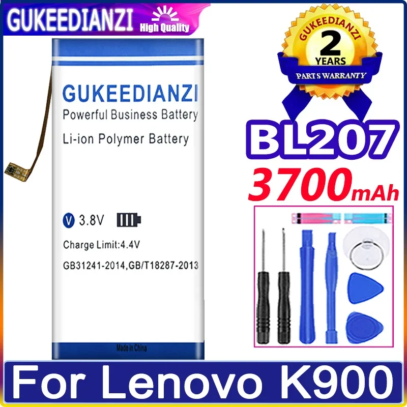 

Rechargeable Cell Phone Battery 3700mAh For Lenovo K900 K 900 Mobile Phone Batteries