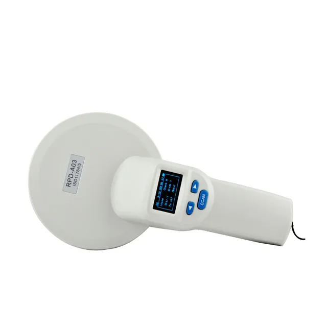 Handle Rfid Reader Animal Ear Tag Reader Scanner FDX-A FDX-B HDX Multi Protocol Iso Usb Chip Animal Rfid Tag Reader 4