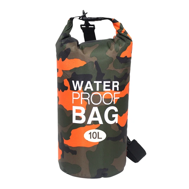 2L/5L/10L Waterproof Swimming Bag Dry Sack Camouflage Color Fishing Boating Kayaking Storage Drifting Rafting Floating Water Bag - Image 2