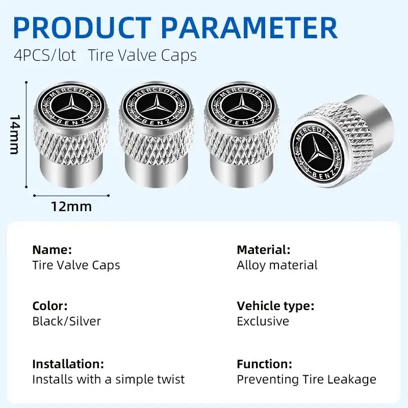 Luxurious Car Wheel Stem Air Valve Cap Tire Dust Cover