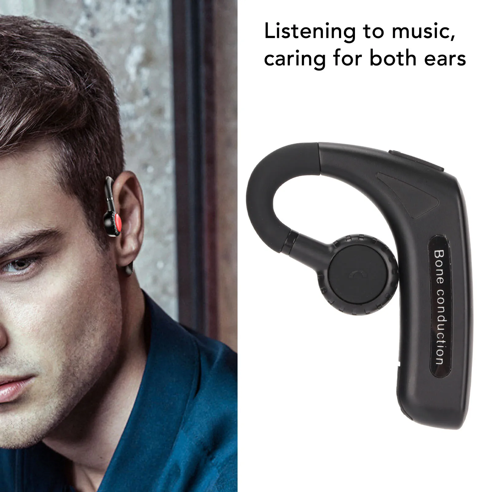 Enhanced Bone Conduction Stereo Wireless Multifunctional Earbuds