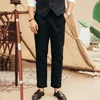 Red Tornado Vintage Style British Gurkha Pants Pleated Men Smart Casual Trousers 3