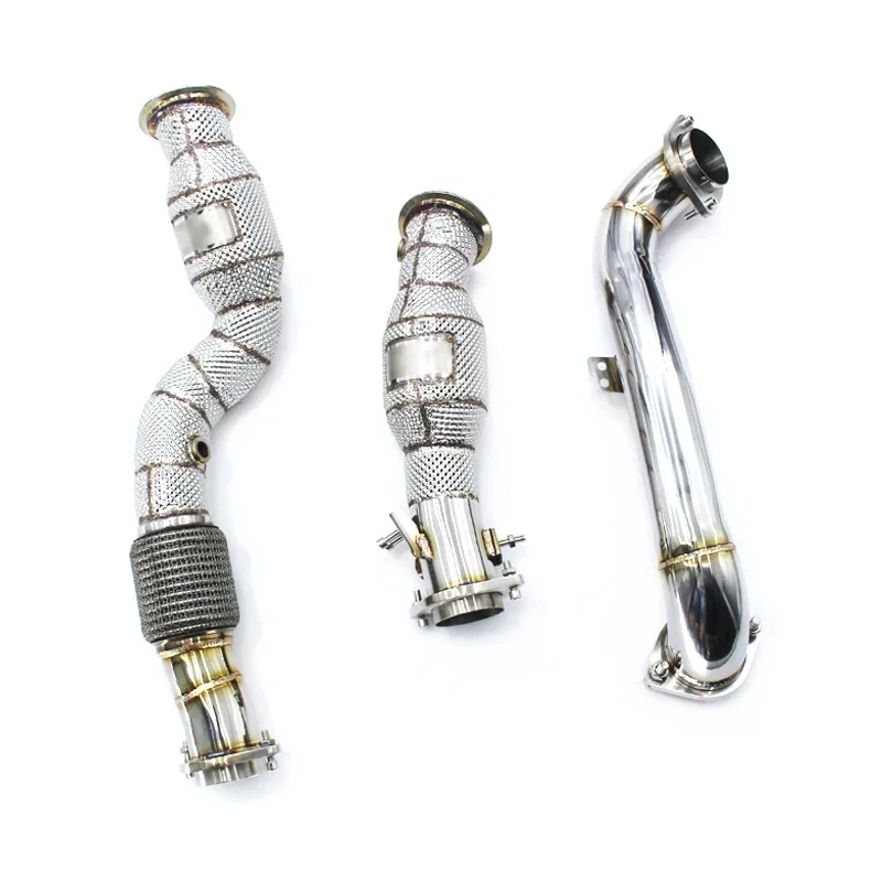 

Deleville catless Downpipe ForBMW M3/M4 G82 G80 G83 G8X 3.0T 2019-2022 Stainless Steel exhaust Pipes car exhaust system