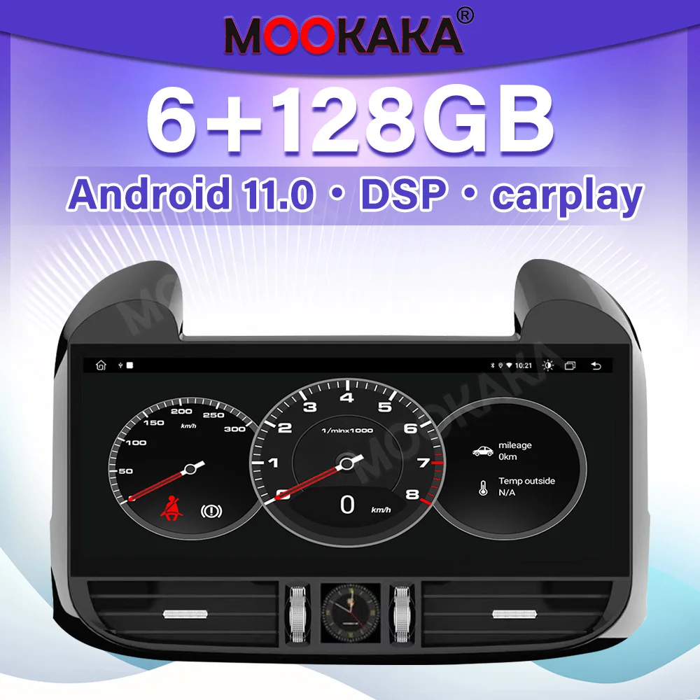 

Android 11 Carplay 6 + 128 ГБ для Porsche Cayenne 2010-2018, автомобильное стерео радио, мультимедийный плеер, GPS-навигация, автомобильное аудиоустройство