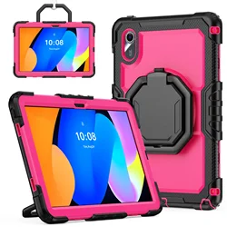 Universal Stand Case for Tablets - Enhanced Protection and Style (Black - Rose PC)
