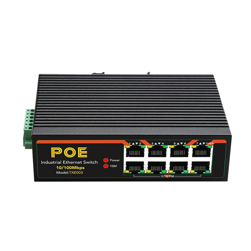 

Коммутатор с 8 портами и поддержкой PoE, 100 Мбит/с