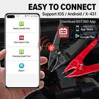 LAUNCH BST360 Bluetooth Battery Tester 11V 16V Car Motorcycle Battery Analyzer Load Cranking Charging Diagnostic Tool PK BM550 - Image 4