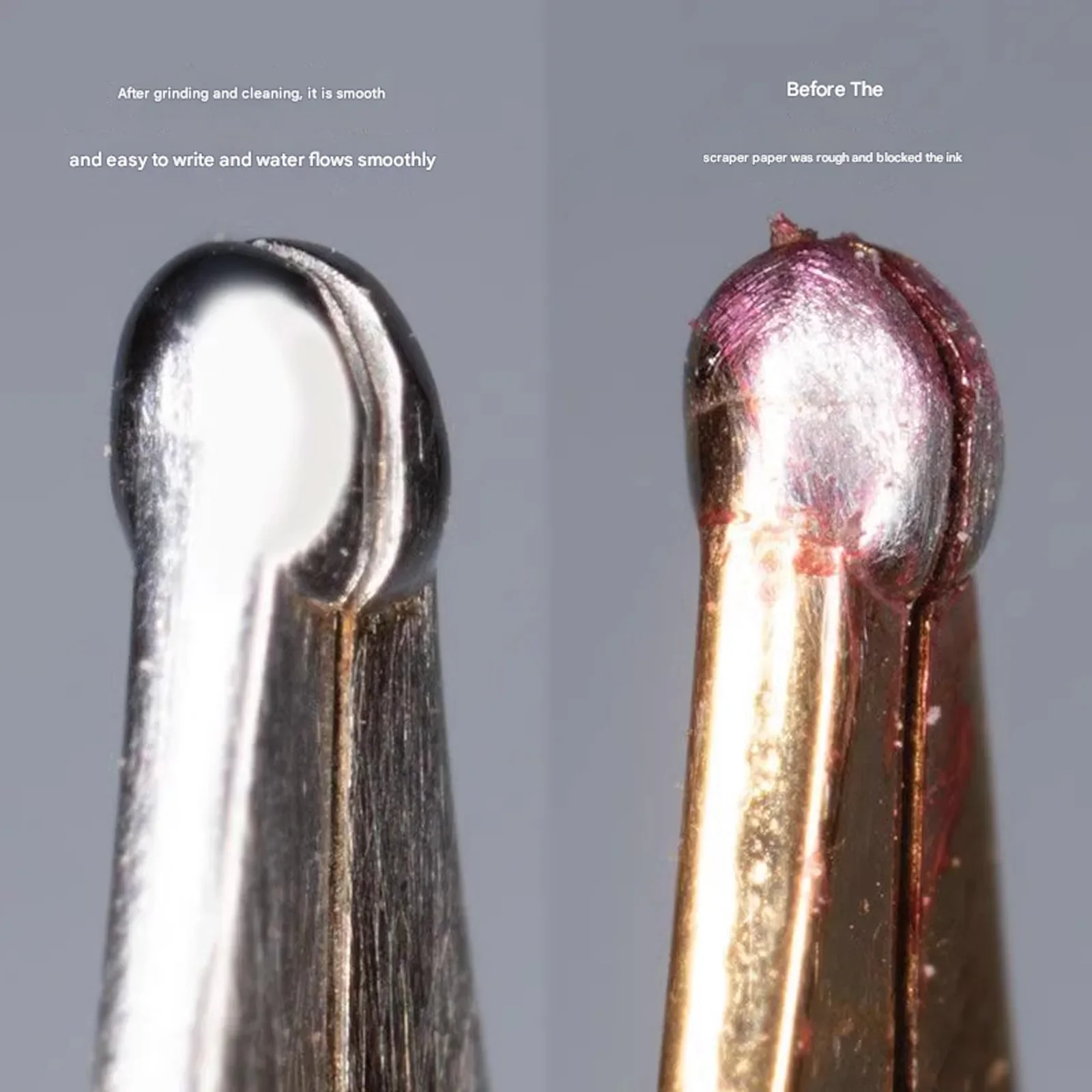 Polishing Pen Nib Precision Grinding Long Knife Grinding No.5 and No.6 Mingjian Nib 35mm 26mm Repairing Pen Nib Tools stationery 3