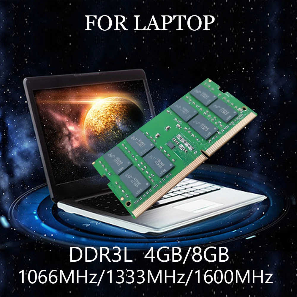 

SODIMM DDR3L 1333 МГц 1600 МГц 1066 МГц 2 ГБ 4 ГБ 8 ГБ PC3L-8500 10600 12800 DDR3 для оперативной памяти ноутбука