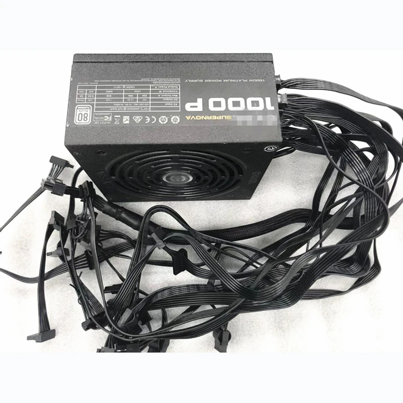 For Mining Power Supply for EVGA Evga1000P 1000W Full Module 100% Test Before Shipment 2 For Mining Power Supply for EVGA Evga1000P 1000W Full Module 100 Test Before Shipment