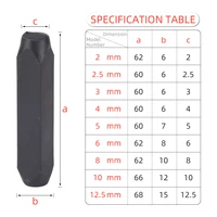 Набор штампов для букв и цифр, закаленная сталь, металл, дерево, кожа, стальной пробойник, алфавит, буквенный номер, инструмент, кожаный штамп для рукоделия — изображение 6