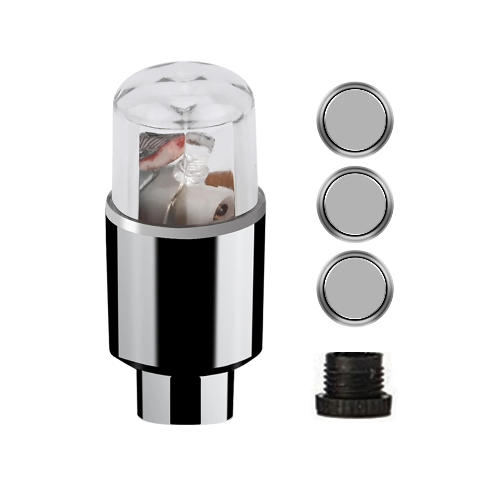 Motorcycle Bike Car LED Lights 2PCS Decorative Lantern Tire Valve Cap Flash Spoke Strobe Neon Lamp