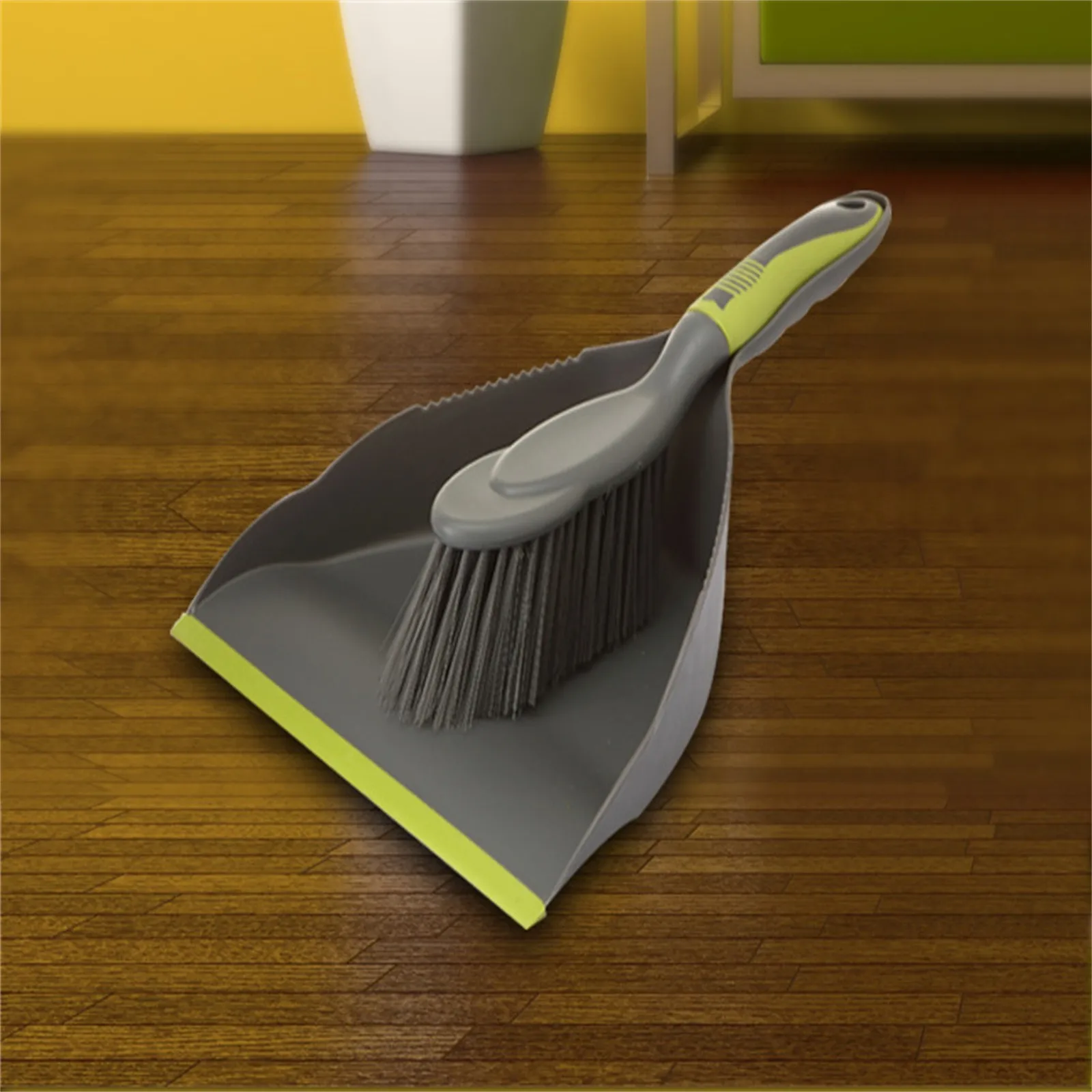 Mini Desktop Dustpan & Broom Set – Small Cleaning Brush with Silicone Non-Slip Handle 3