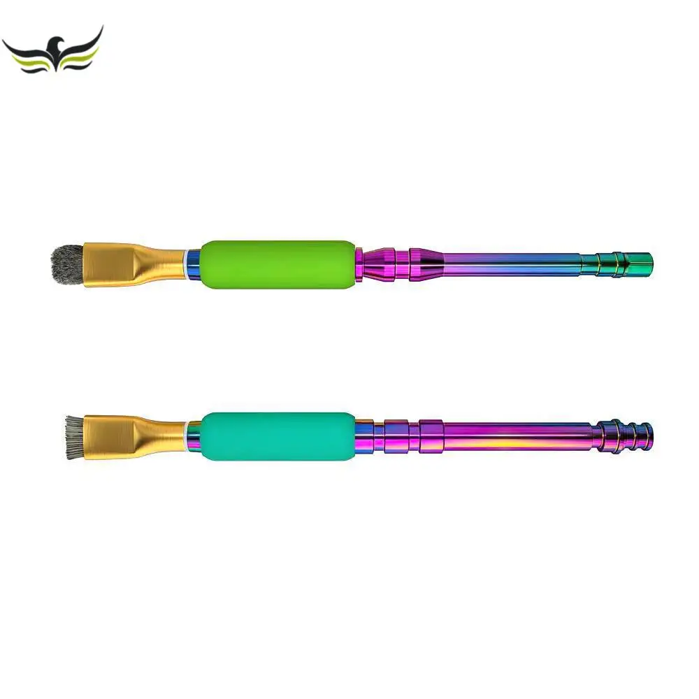 

Mijing SS2 2pcs Set Ic Pad Cleaning Tool Steel Sideburns Brush Colorful Handle Dust Removal Of Solder Residue Repair Work ESD