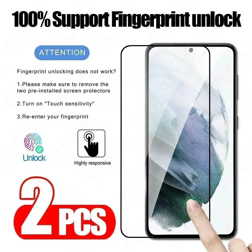 

2 шт., Защитное стекло для Samsung S21 Plus S22 S23, 0,15 мм