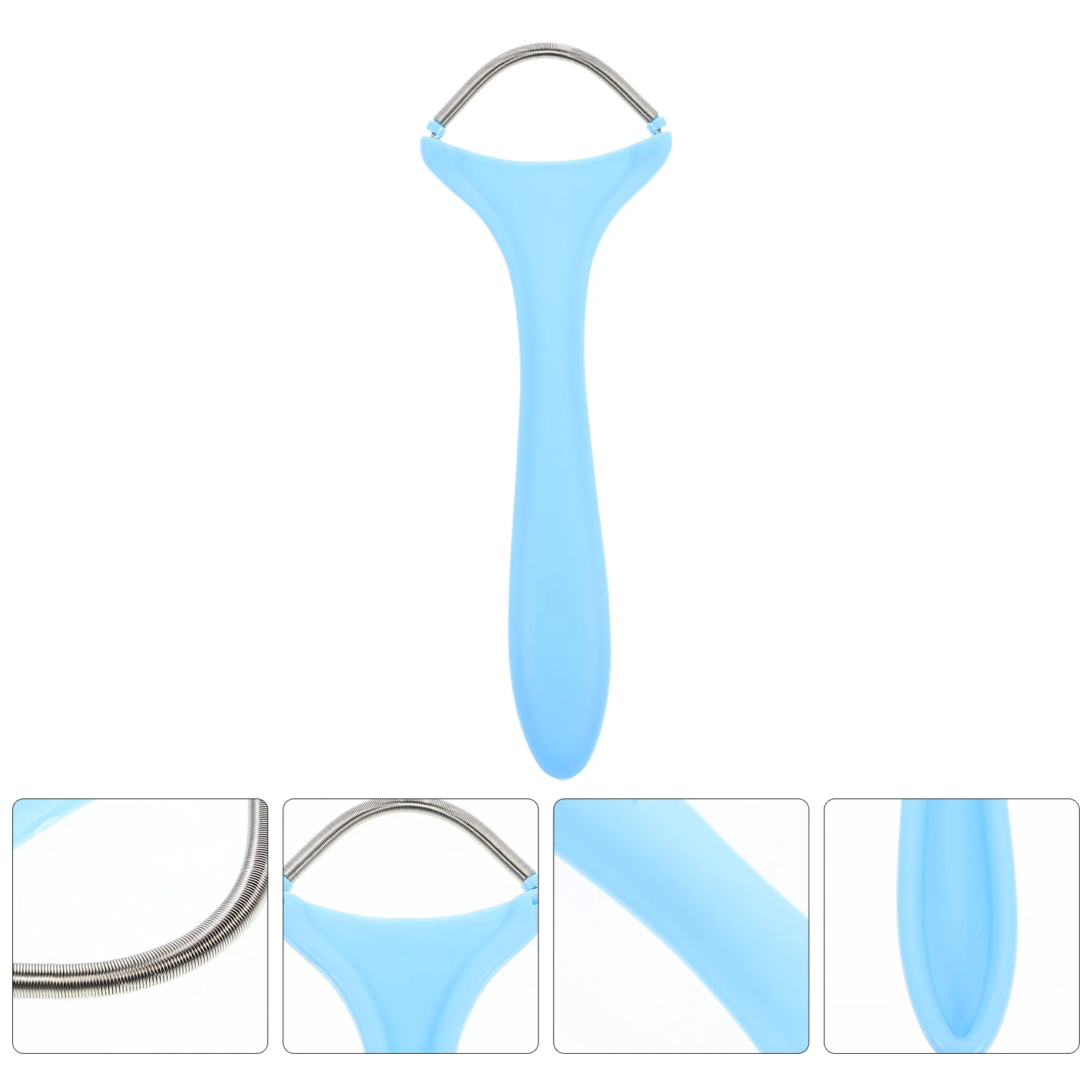

Facial Hair Remover Removal Tool Spring Face Clippers Last Minute Touch-up Threading Epilator Manual Abs Iron Device