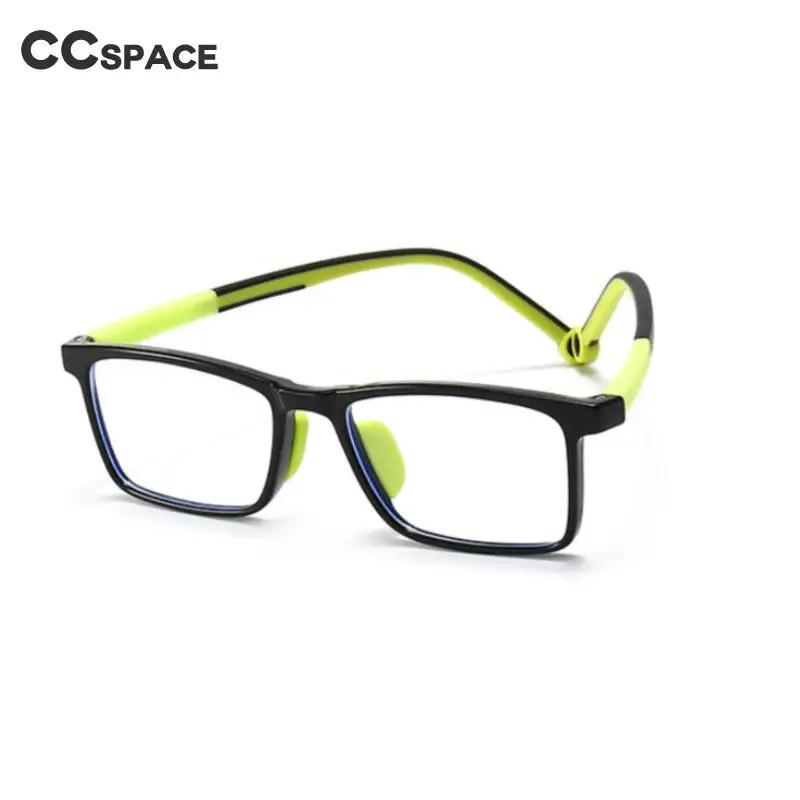 Square Fashion Boy Girls Glasses Frame Flexible Ultralight Kids Optical Clear Silicone Eyeglasses Uv400 54673 kids glasses,optical spectacle frames