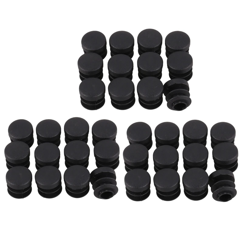 

Chair Table Legs Plug 14Mm Diameter Round Plastic Cover Thread Inserted Tube 36 PCS