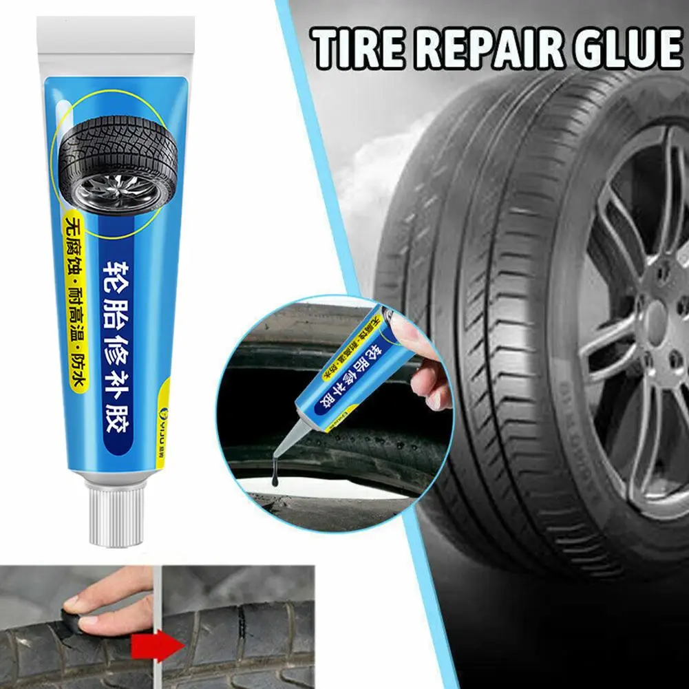 

Tire Repair Black Glue Liquid Strong Rubber Wear-resistant Instant Non-corrosive Leather Bond Adhesive J7S0