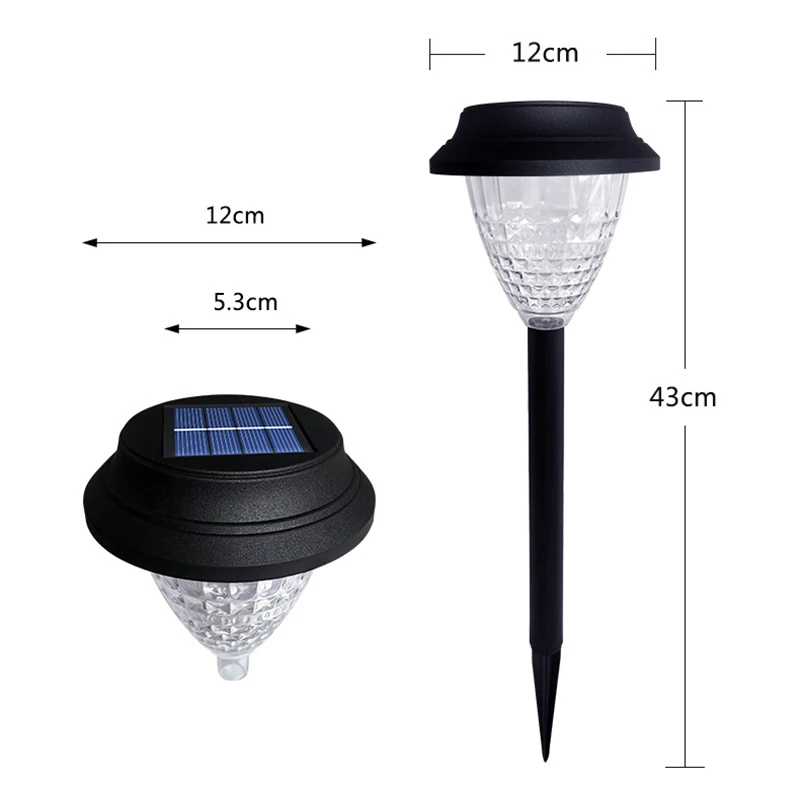 Outdoor Solar Ground Lights Garden Lawn Lamps Outdoor Waterproof Pathway Landscape Light Pavilion Yard Lighting decorative solar lights