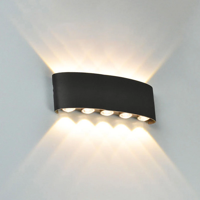 LED Outdoor Waterproof Wall Lamp IP65 Interior Wall Light 4W 6W 8W 10W Garden Lights Bedroom Living Room Stairs Lighting