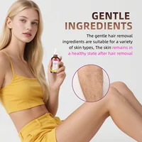 Huile naturelle inhibiteur de croissance des cheveux 60 ml - Réduction longue durée avec huile de jojoba et d'amande pour une peau lisse et soyeuse, tous types de peau. 4