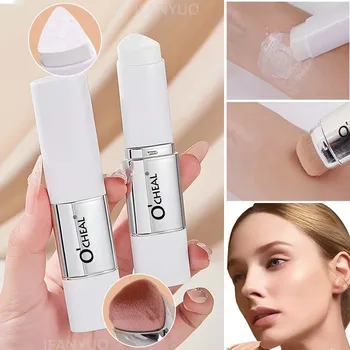 2-in-1 Temperature Changing Foundation Stick Facial Coverage Blemishes Pores Double-Headed Face Matte Foundation Cream Makeup