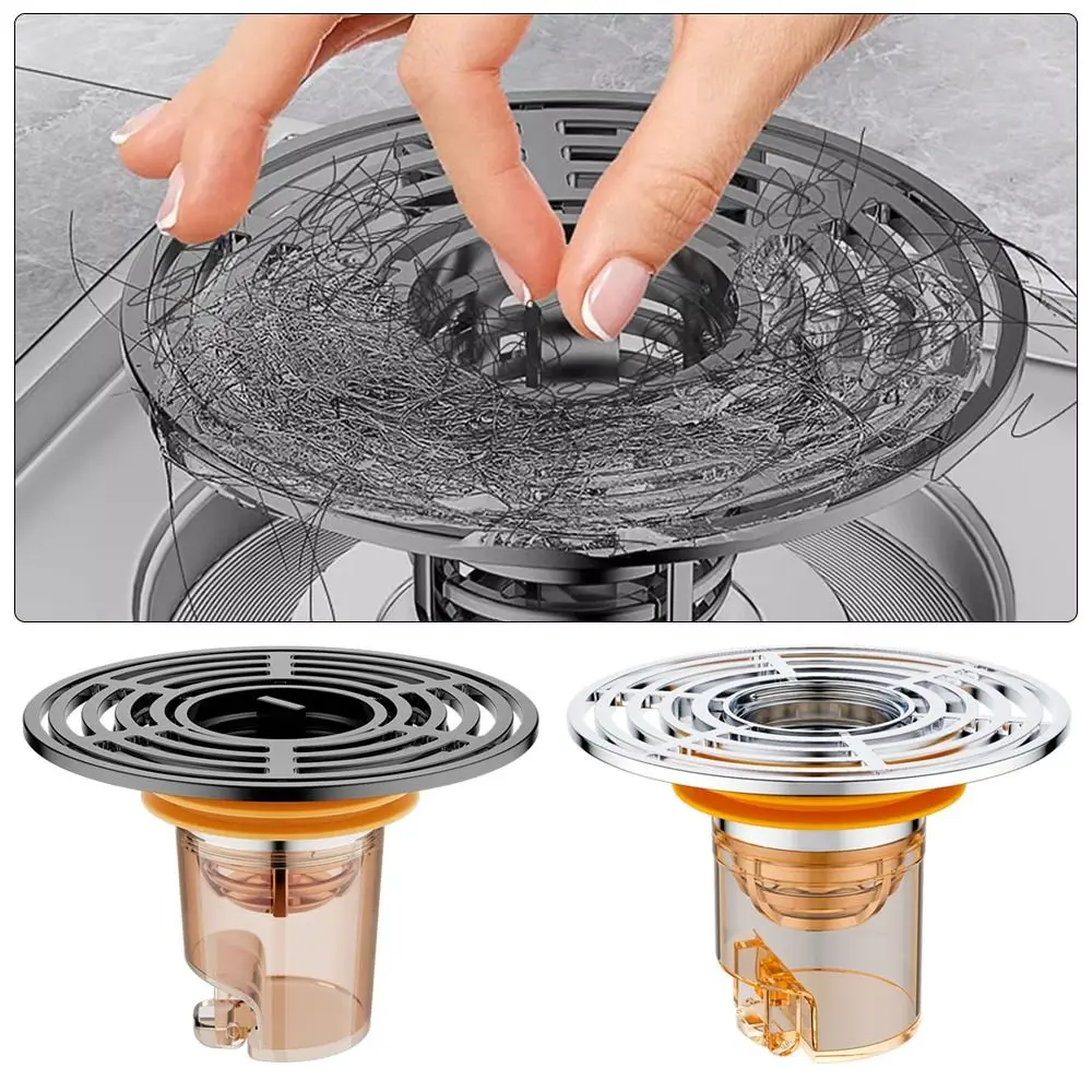 

Gravity Induction Floor Drain Auto Open Toilet Deodorant Drain Cover Kitchen Accessories Anti-Odor Basin Drain Filter