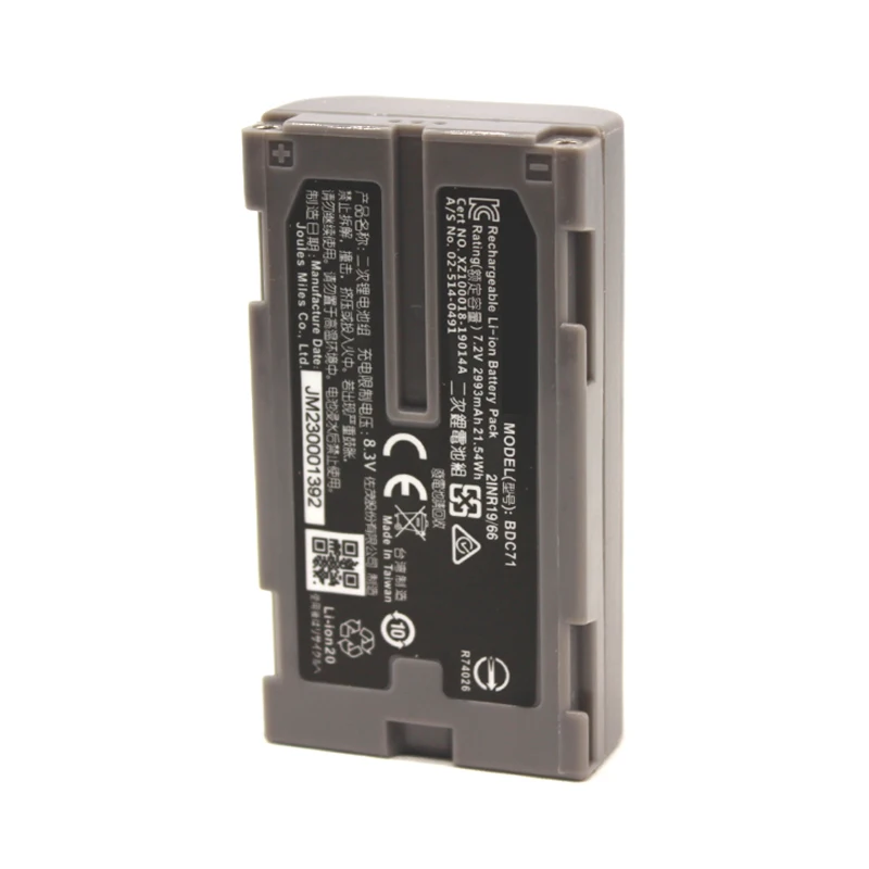1Pcs 7.2V 2993mAh High quality BDC71 batterye for GM52GTS2002 IM55 total station 3