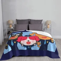 Couverture de jet de shérif Labrador, linge de lit polyvalent, couverture de Noël 4