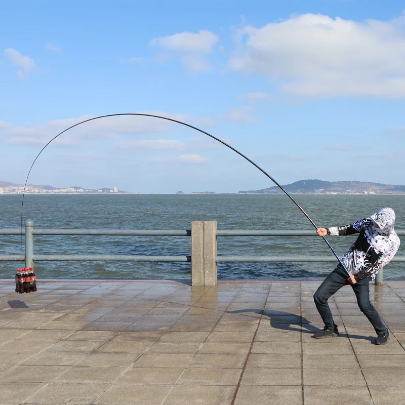 FISHINGFANS Ultraleichte, ultraharte Kohlefaser-Angelrute, hochwertige Karpfen-Süßwasser-Angelrute – Detail 9