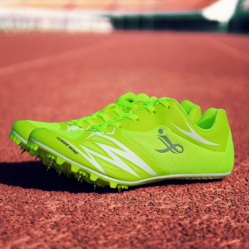 Track and Field Shoes for Men and Women, Athletics Training, Lightweight Running Sneakers, Plus Size, Students