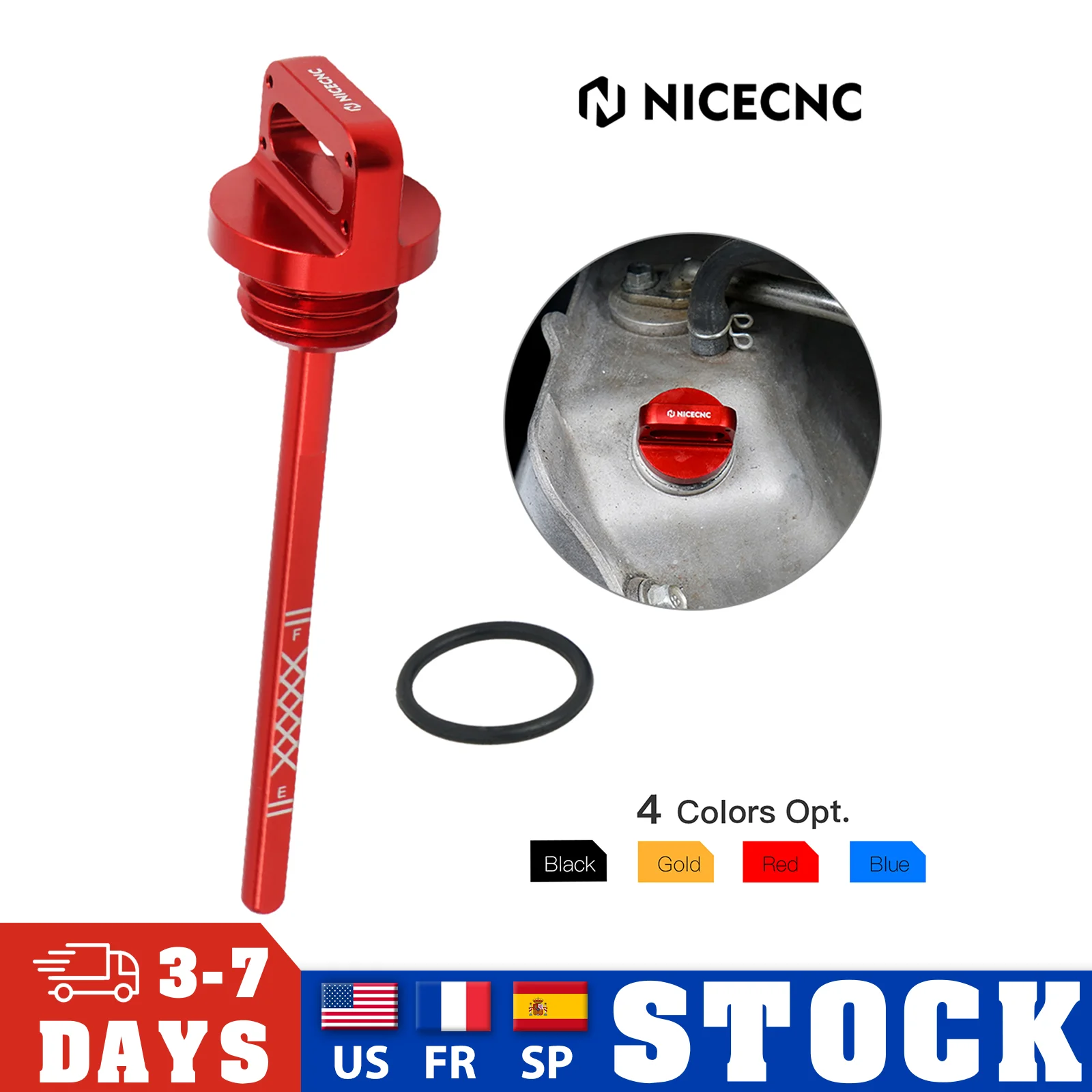 AlumnioATVleoDipstickYamahaRaptor700700R660RYFM700RW700RSL