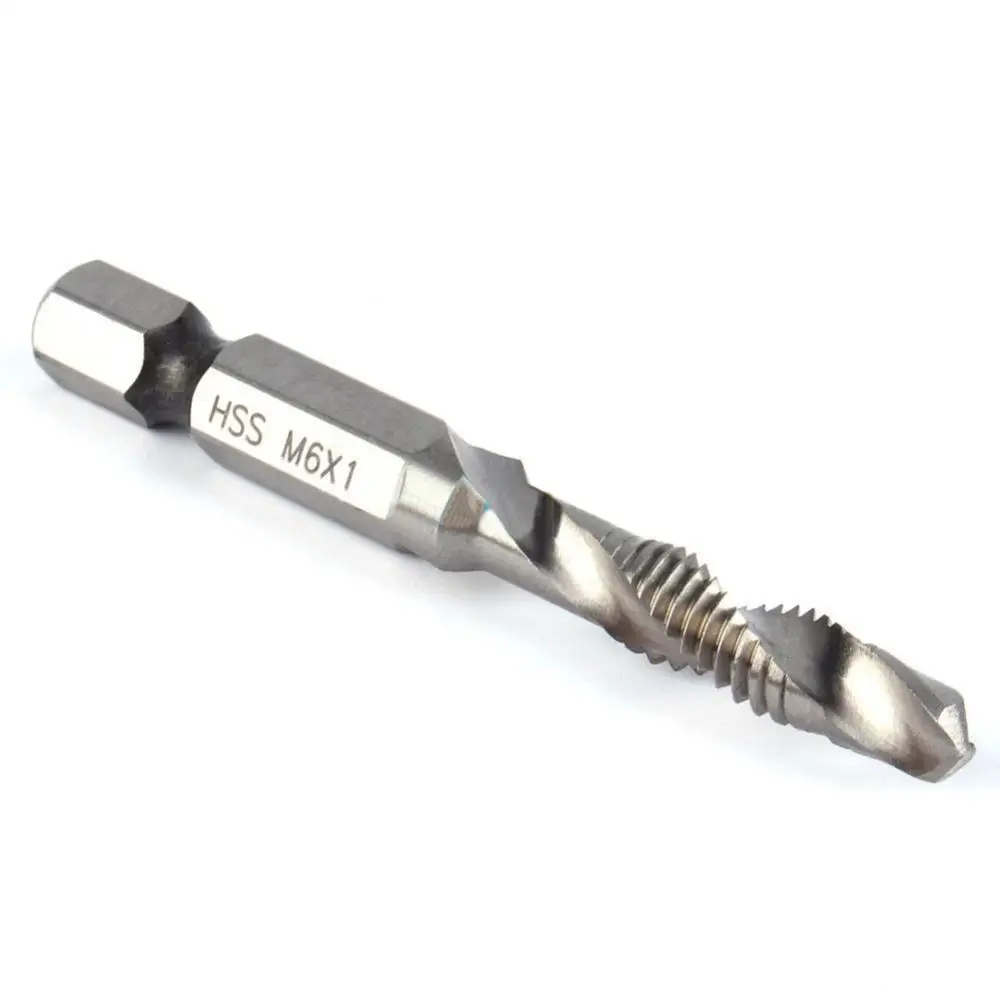 Drill Bit Set Metric 1/4 Inch Hex Shank M3-M10