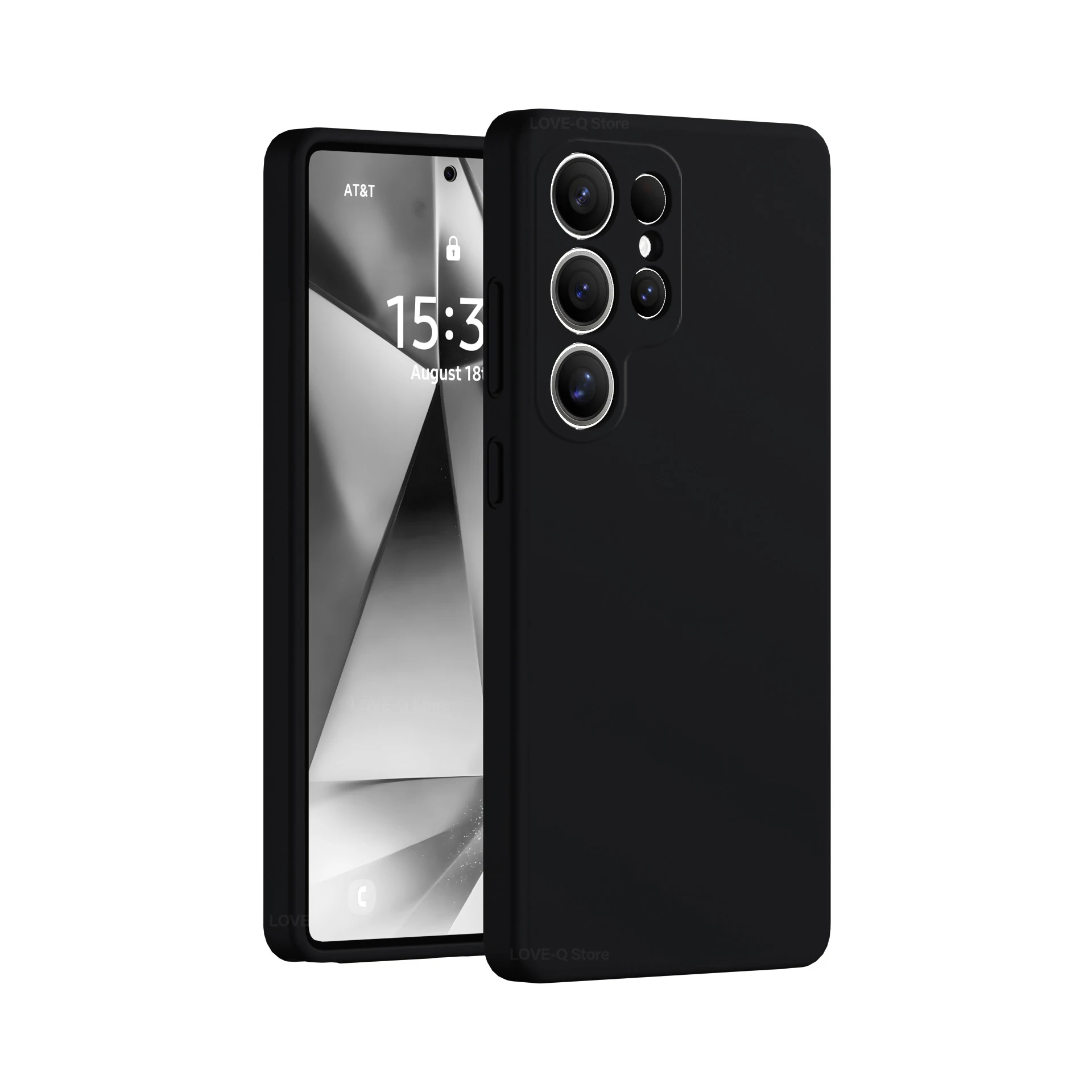 Luxury Liquid Silicone Soft TPU Phone Case Cover