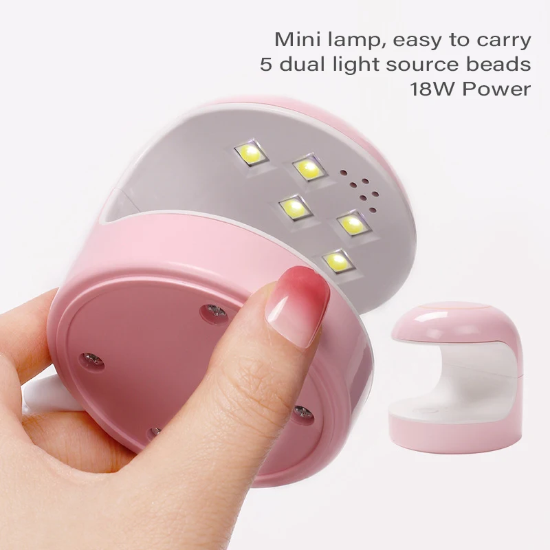 Gel Base and Top Coat Set with Mini Nail LED Base and Top Coat Gel Nail Polish 2 Pcs 10ml Glossy Shine Finish Long Lasting