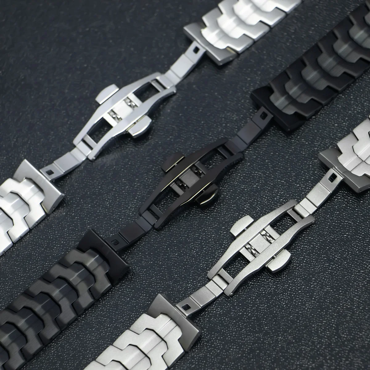 Premium Metal Business Bracelet Watchband, 20mm/22mm Strap