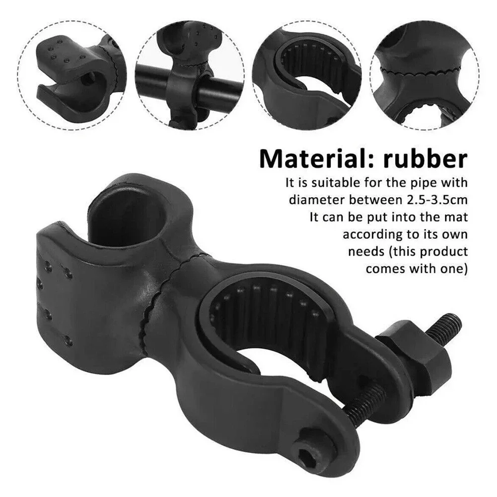 Easy 360 Rotation Bicycle Mount Road Bike Headlight Flash Light Torch Holder Mounting Brackets Headlamp Cycling Parts