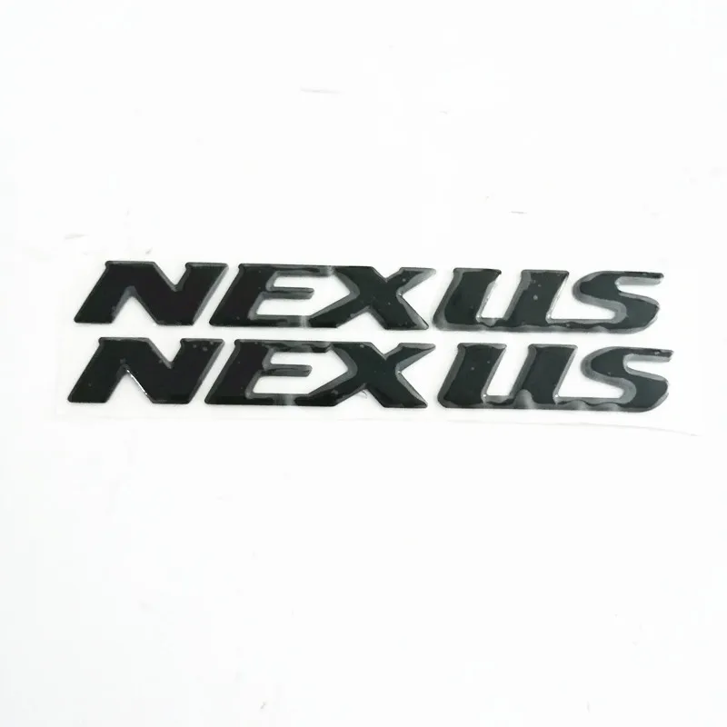 

Motorcycle Emblem Badge Decal 3D Tank Wheel Logo For Gilera NEXUS Sticker Black Color