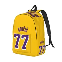Fashionable and versatile L-Luka Magic Num 77 Laker backpack, suitable for both men and women, showcasing individual charm. 2