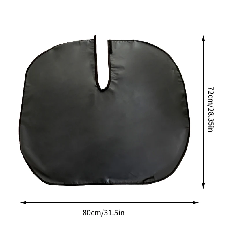 프로 살롱 방수 헤어 커팅 케이프 블랙 바버 미용 가운 천 앞치마 전문 헤어 스타일리스트 액세서리