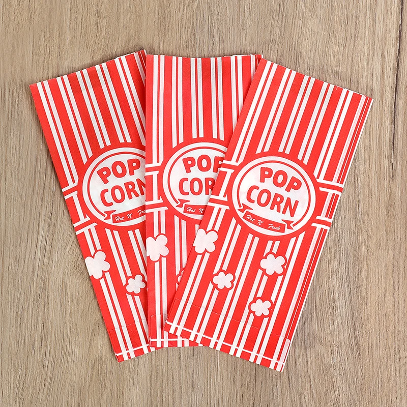 50 Stück Popcorn-Verpackungsbeutel, Snack-Leckereien, Behälter, Eimer, Hochzeit, Geburtstag, Party, Filmnacht, Zubehör, individuelle Lebensmittelbeutel-Box – Detail 9