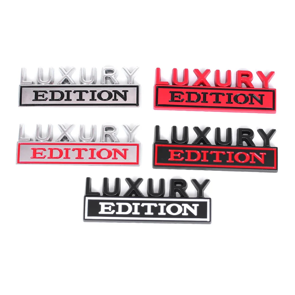 

2x LUXURY EDITION Fender Door Trunk Tailgate Emblem for Ram Silverado Sierra Car Sticker Accessories