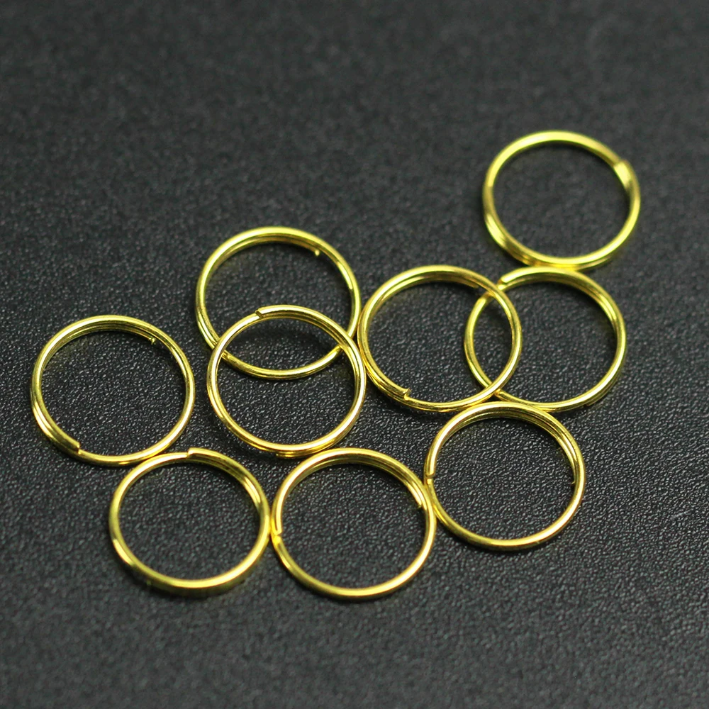 12mm Golden Color Connectors  Metal Rings For Crystal Balls  Pendants Beads Connect Decoration