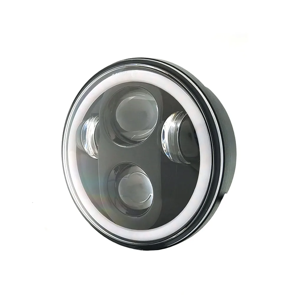 2x led headlight Hi/Lo beam halo for Triumph Rocket iii